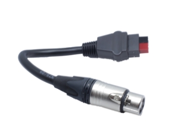 Adapter Kabel für Golfcaddy Trolley Akku 2 Anderson auf XLR3 Anschluss Verbinder